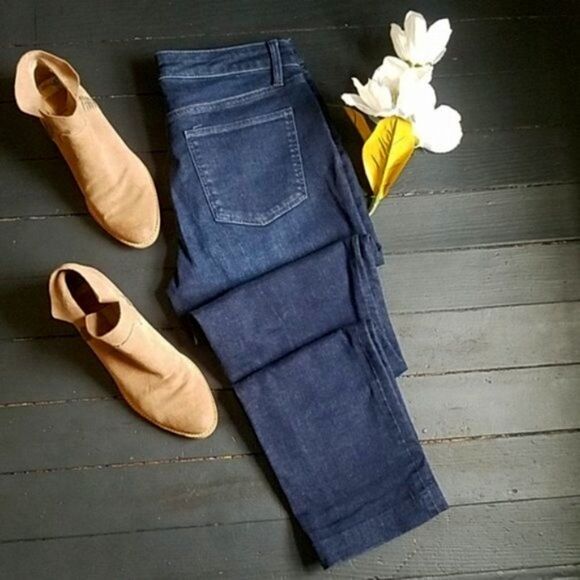NWOT Talbots Blue Straight Leg Jeans - Picture 1 of 7